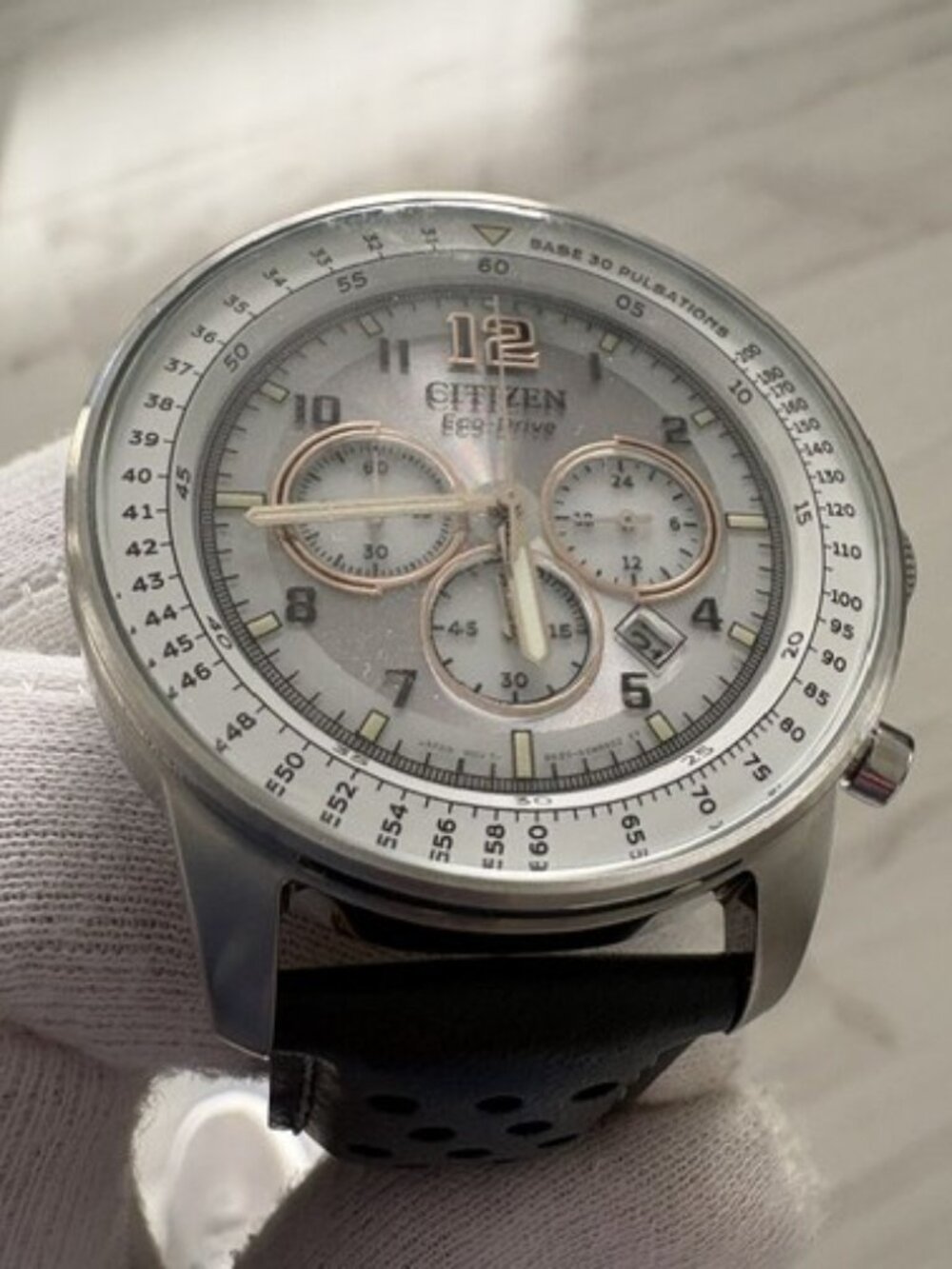 Citizen Eco-Drive Men's Gray Chronograph Watch - Picture 5 of 8